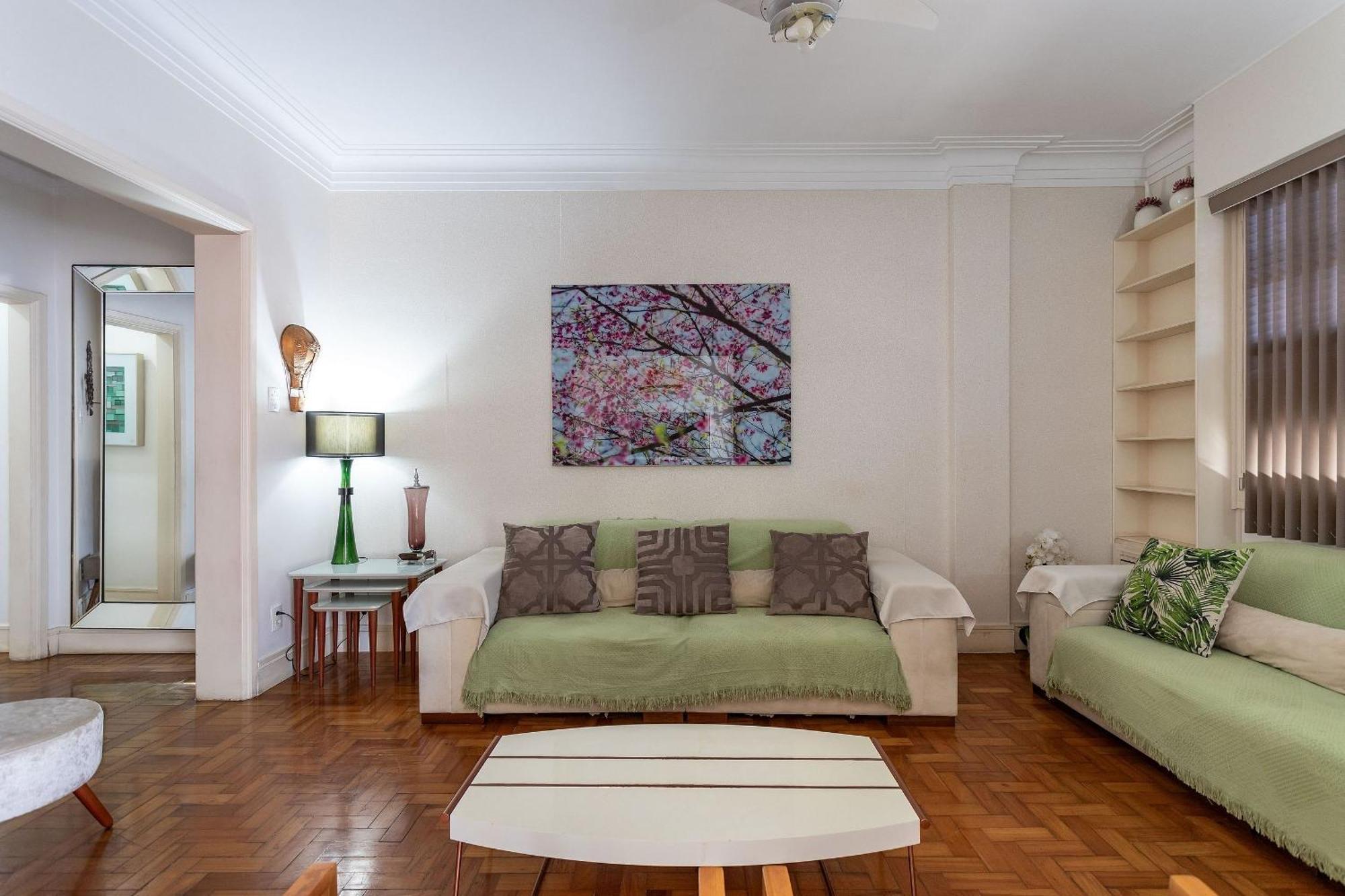 Espacoso 3quartos A Passos Da De Ipanema Apartamento *